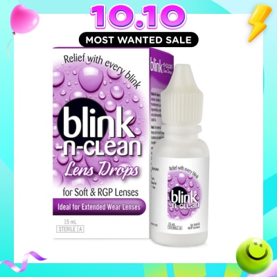 BAUSCH + LOMB Complete BlinkNClean Lens Drops 15ml (Expiry: Jul`2027) image