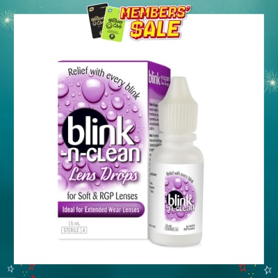 BAUSCH + LOMB - Complete BlinkNClean Lens Drops 15ml (Expiry: May`2027)