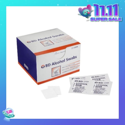 BD Alcohol Swabs 100s