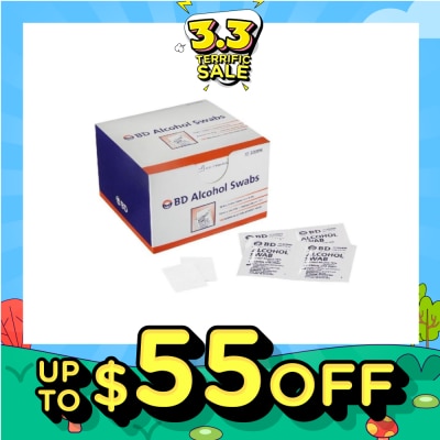 BD Alcohol Swabs 100s