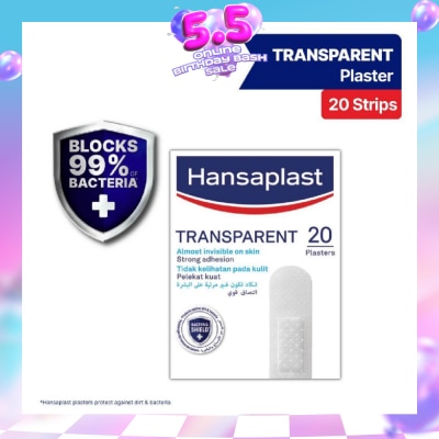 HANSAPLAST - Transparent Strips Plaster 20's