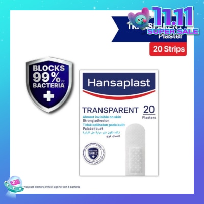 HANSAPLAST Transparent Strips Plaster 20's