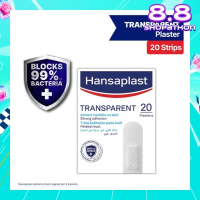 HANSAPLAST Transparent Strips Plaster 20's
