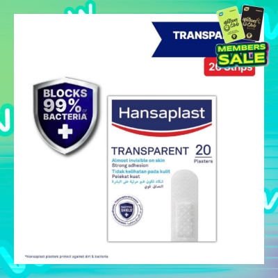 HANSAPLAST Transparent Strips Plaster 20's