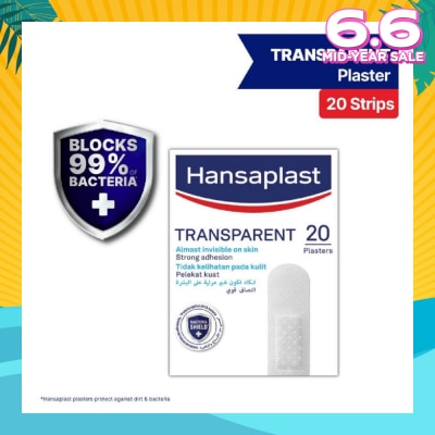 HANSAPLAST Transparent Strips Plaster 20's