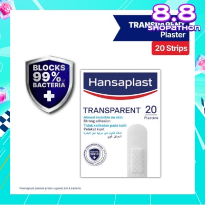 HANSAPLAST Transparent Strips Plaster 20's