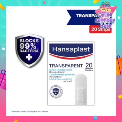 HANSAPLAST Transparent Strips Plaster 20's