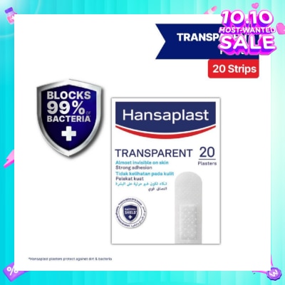 HANSAPLAST Transparent Strips Plaster 20's