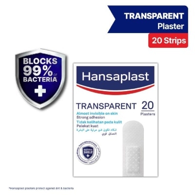 HANSAPLAST Transparent Strips Plaster 20's