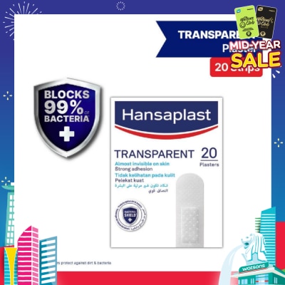HANSAPLAST Transparent Strips Plaster 20's