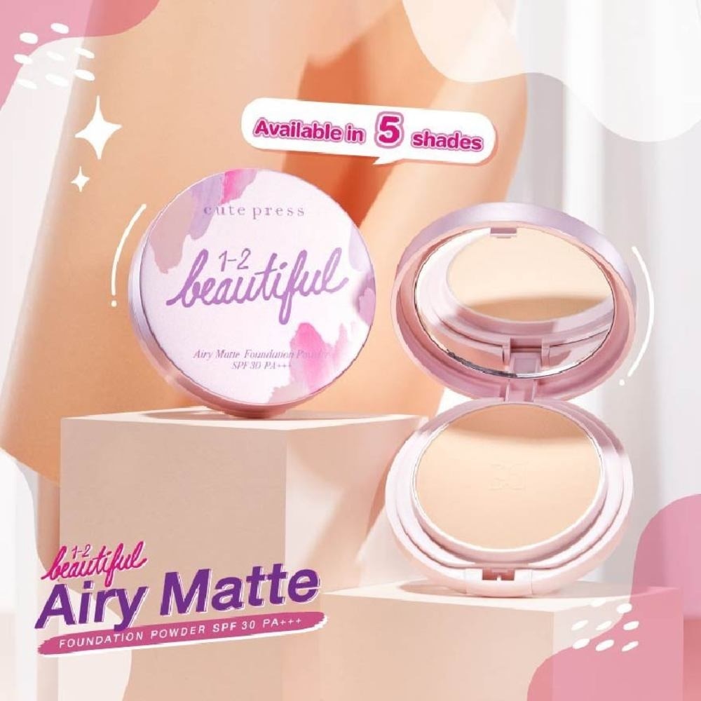 1-2-Beautiful Airy Matte Foundation Powder SPF30 PA+++ 01 13g