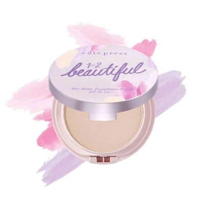 CUTE PRESS 1-2-Beautiful Airy Matte Foundation Powder SPF30 PA+++ 01 13g