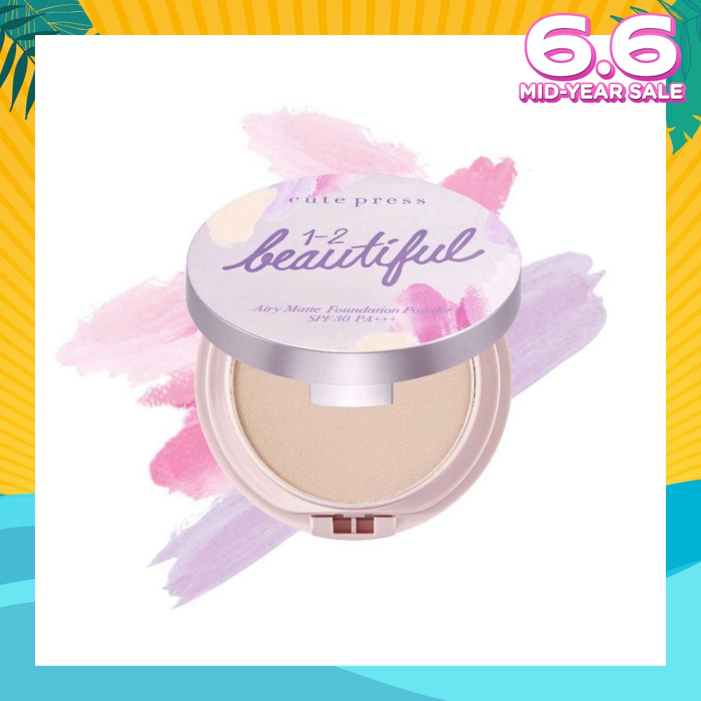 1-2-Beautiful Airy Matte Foundation Powder SPF30 PA+++ 01 13g