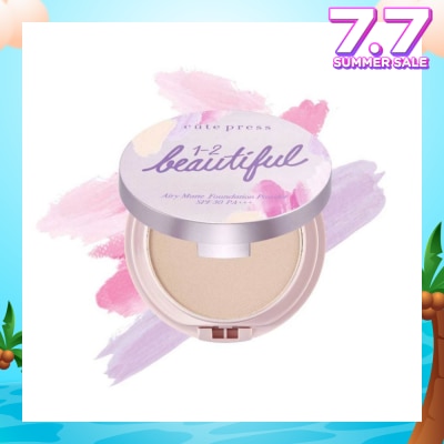CUTE PRESS 1-2-Beautiful Airy Matte Foundation Powder SPF30 PA+++ 01 13g