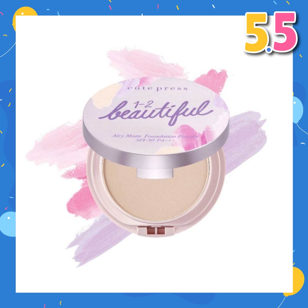 1-2-Beautiful Airy Matte Foundation Powder SPF 30 PA+++ 02 13g