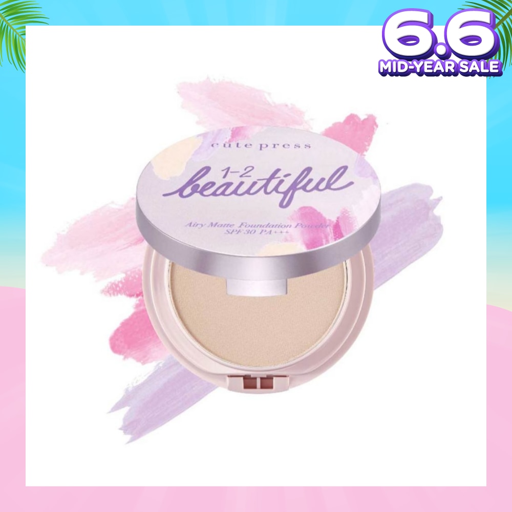 1-2-Beautiful Airy Matte Foundation Powder SPF 30 PA+++ 02 13g