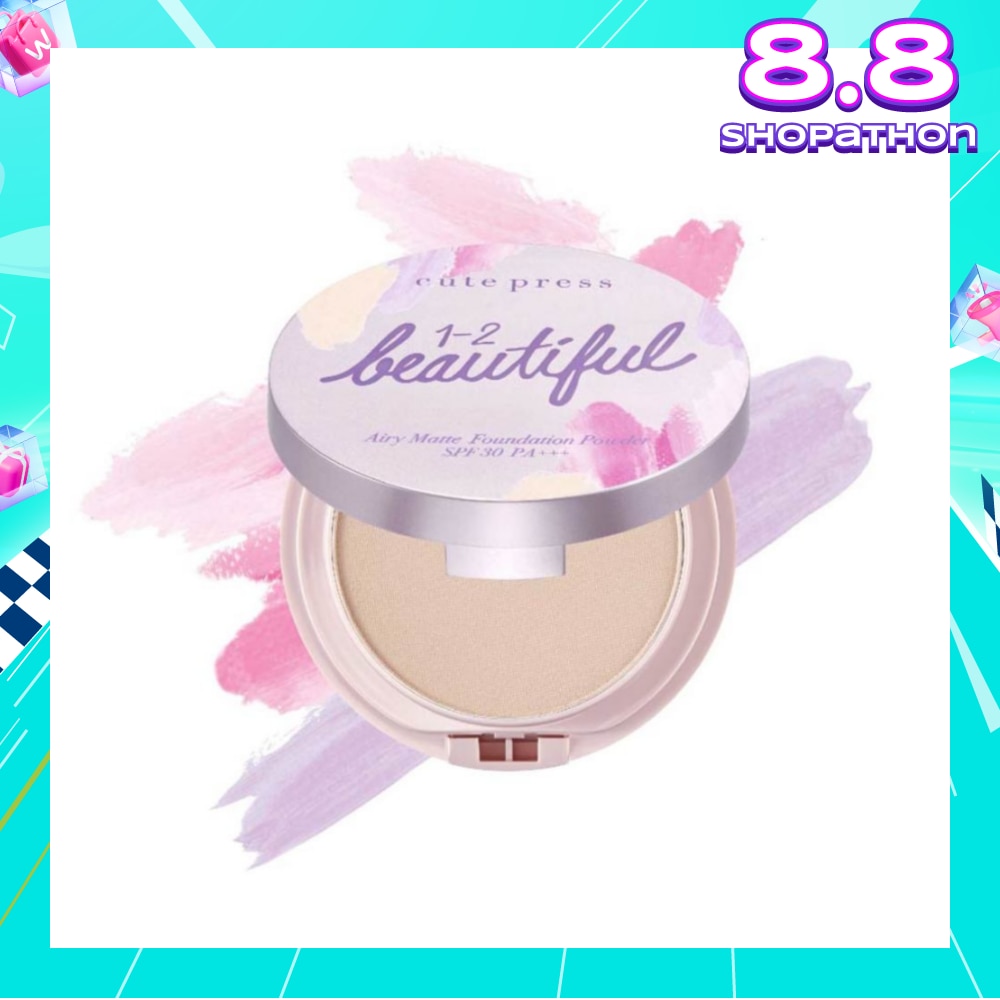1-2-Beautiful Airy Matte Foundation Powder SPF 30 PA+++ 02 13g
