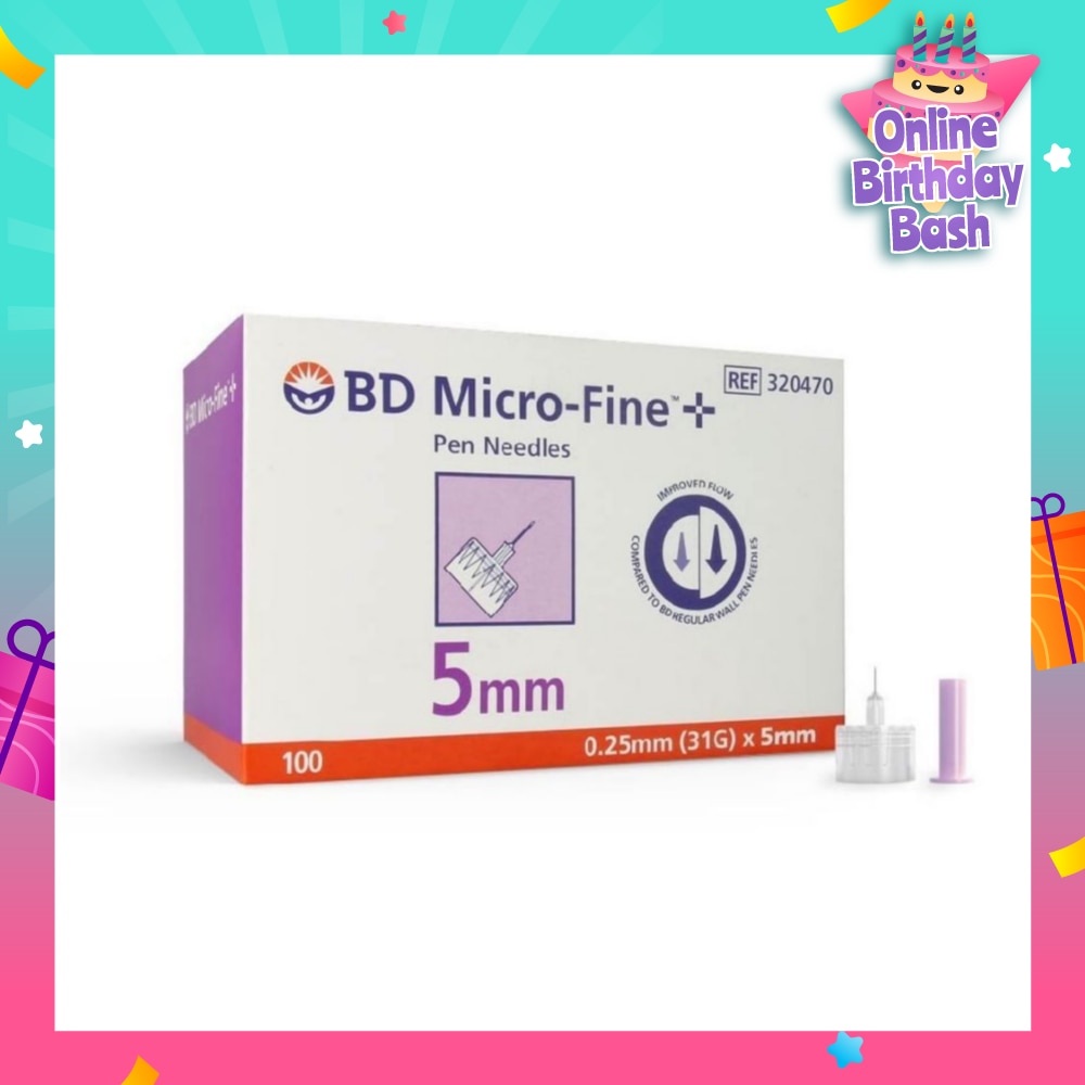 Micro-Fine™ Pen Needles (5mm x 31g) 100s