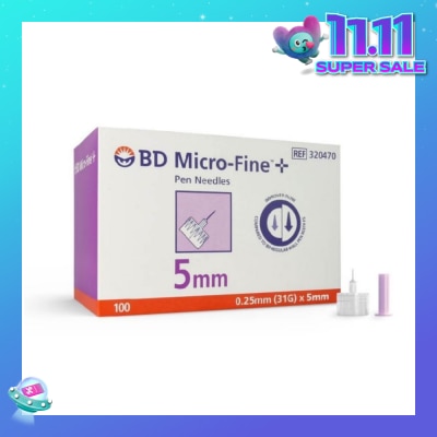 BD Micro-Fine™ Pen Needles (5mm x 31g) 100s