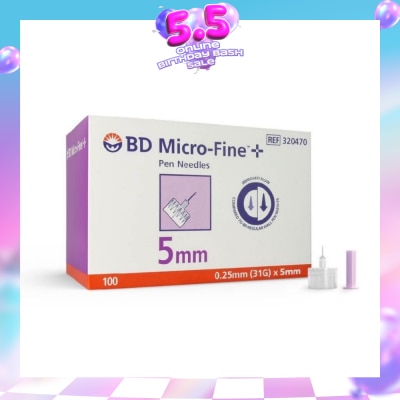 BD - Micro-Fine™ Pen Needles (5mm x 31g) 100s