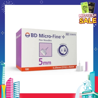 BD Micro-Fine™ Pen Needles (5mm x 31g) 100s