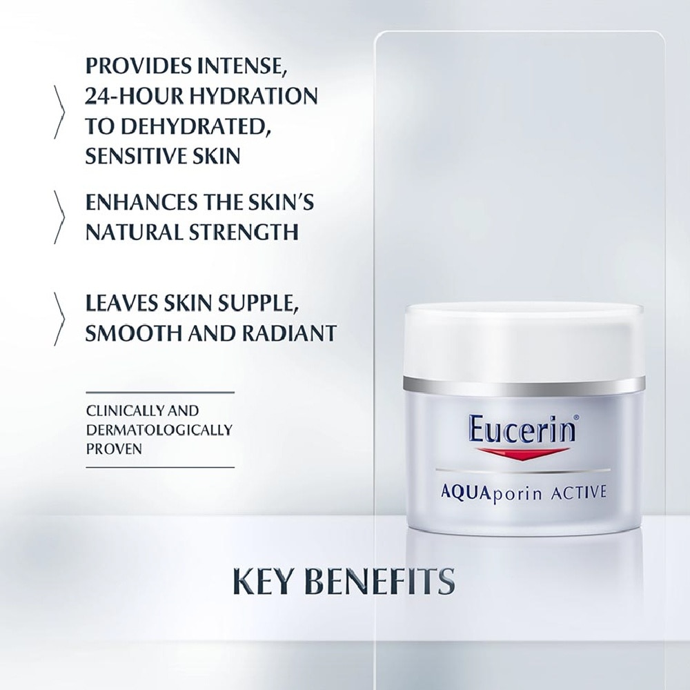 Aquaporin Active Moistursing Cream (For Dry Skin + Long-Lasting Hydration) 50ml