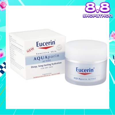 EUCERIN Aquaporin Active Moistursing Cream (For Dry Skin + Long-Lasting Hydration) 50ml