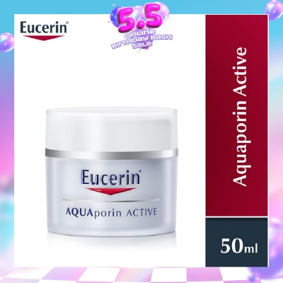 EUCERIN - Aquaporin Active Moistursing Cream (For Dry Skin + Long-Lasting Hydration) 50ml