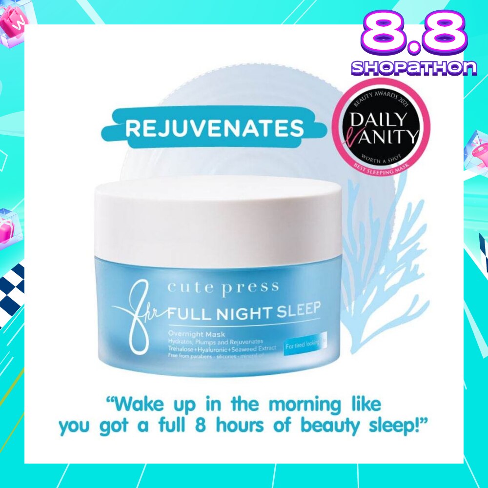 8 Hr Full Night Sleep Overnight Mask 50g