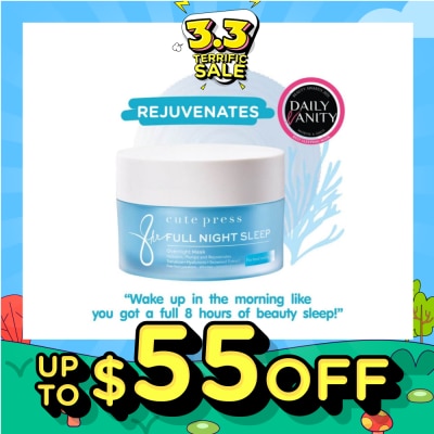 CUTE PRESS 8 Hr Full Night Sleep Overnight Mask 50g
