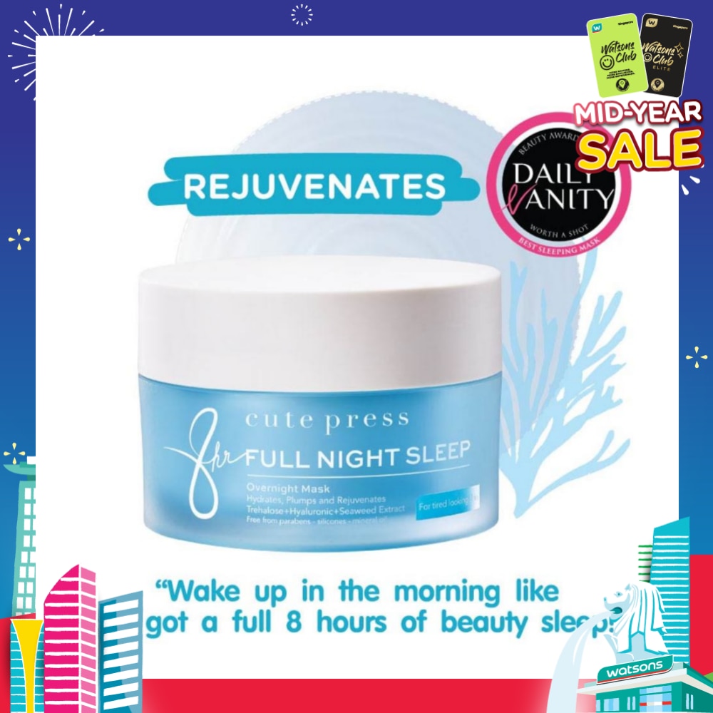 8 Hr Full Night Sleep Overnight Mask 50g