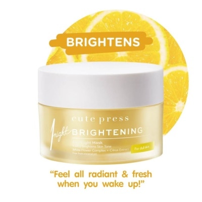 CUTE PRESS 1 Night Brightening Overnight Mask 50g