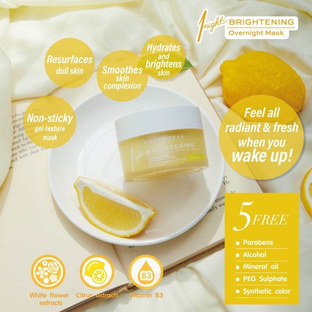 1 Night Brightening Overnight Mask 50g