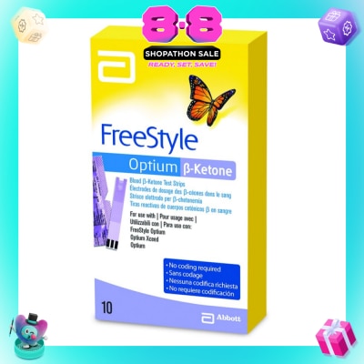 FREESTYLE - Optium Blood β-Ketone Test Strips 10s