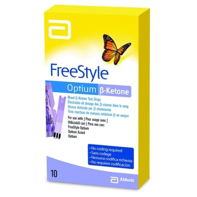 FREESTYLE Freestyle Optium Ketone Test Strips 10s