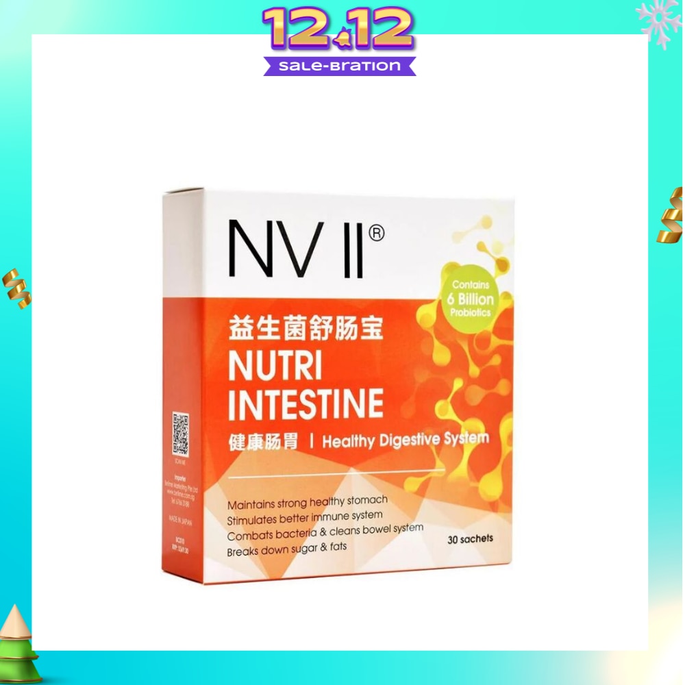 Nutri Intestine Sachet (To Maintains Healthy Stomach, Stimulates Better Immune System, Combats Bacteria & Cleans Bowel System & Breaks Down Sugar & Fats) 30s