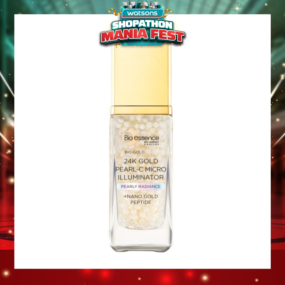 Bio-Gold 24K Gold Pearl-C Micro Illuminator (Moisture Shot for Ultra Glowing Skin) 28g