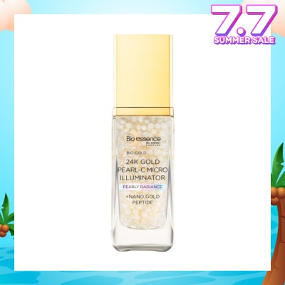 BIO ESSENCE Bio-Gold 24K Gold Pearl-C Micro Illuminator (Moisture Shot for Ultra Glowing Skin) 28g