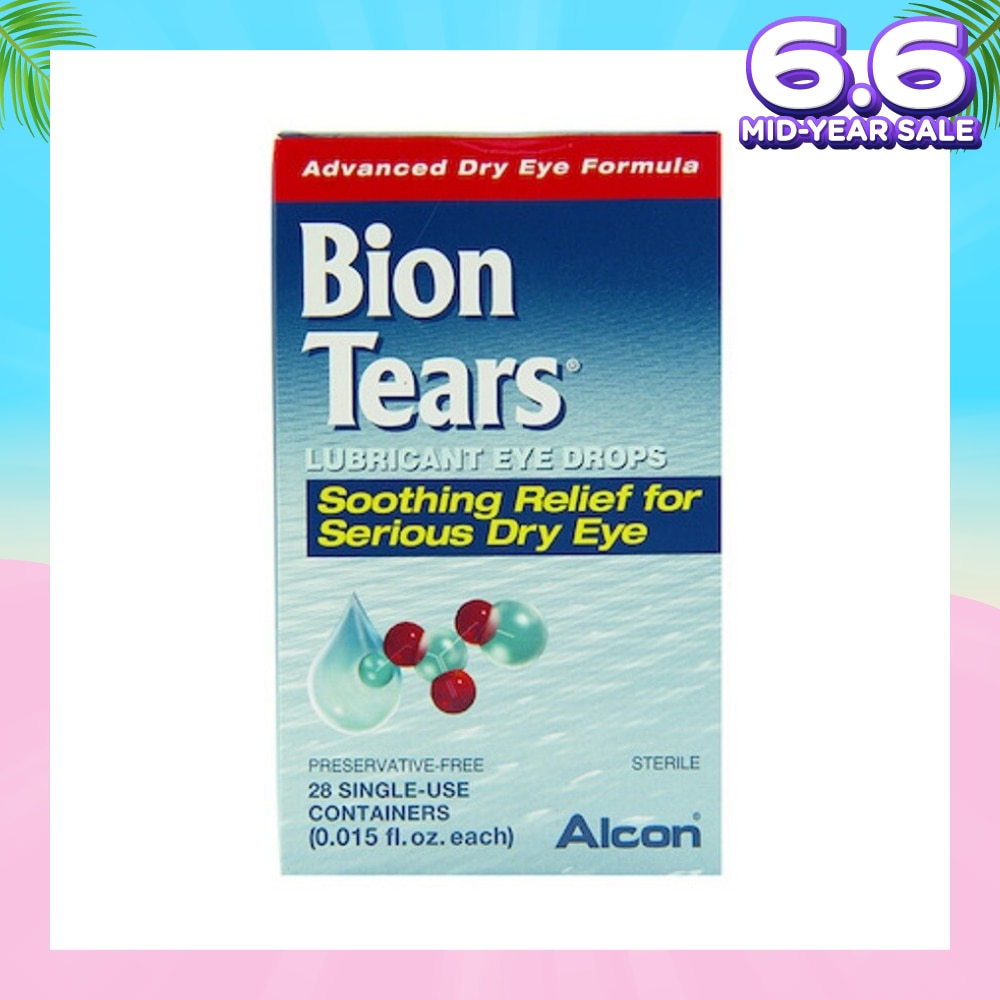 Alcon Bion Tears Advanced Dry Eye Lubricant Eye Drops 0.45ml x 28s