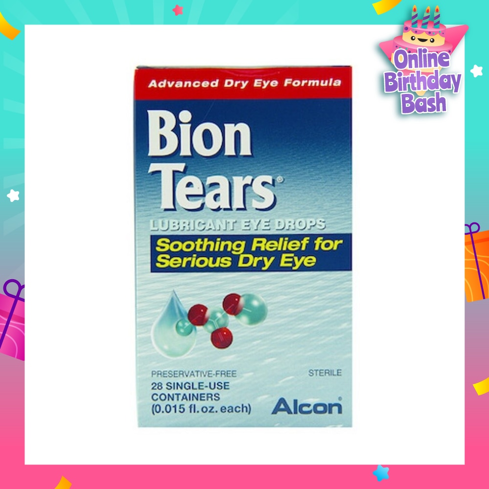 Alcon Bion Tears Advanced Dry Eye Lubricant Eye Drops 0.45ml x 28s