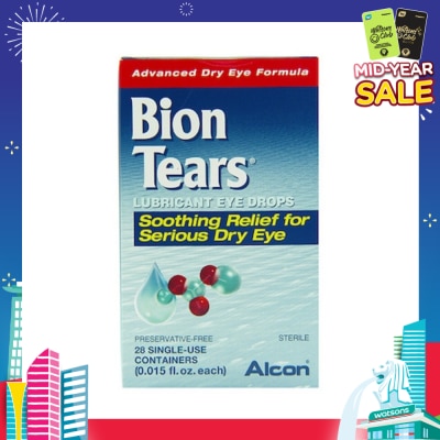 ALCON Alcon Bion Tears Advanced Dry Eye Lubricant Eye Drops 0.45ml x 28s