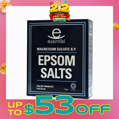 ESENTIEL Epsom Salts (For Relaxation And Relief Of Muscle Aches) 375g