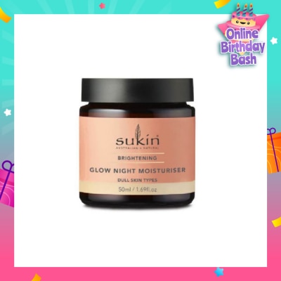 SUKIN Brightening Glow Night Moisturiser (Suitable for Dull Skin Types) 50ml