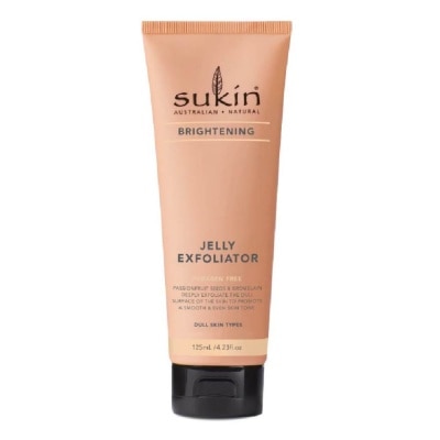 SUKIN Brightening Jelly Exfoliator Suitable for Dull Skin Types (Promote Smooth & Even Skin Tone) 125ml