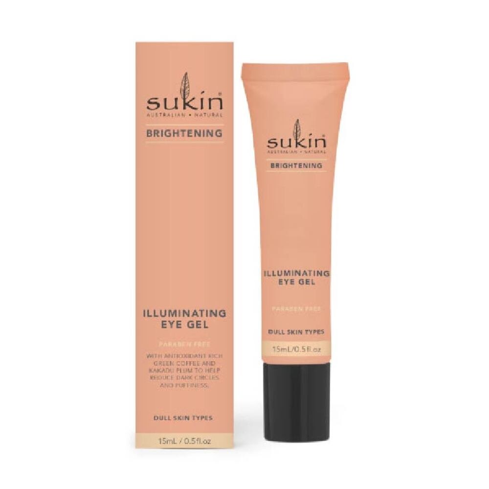 Brightening  Illuminating Eye Gel Paraben Free Suitable for Dull Skin Types (Reduce Dark Circles & Puffiness Around Eye Area) 15ml