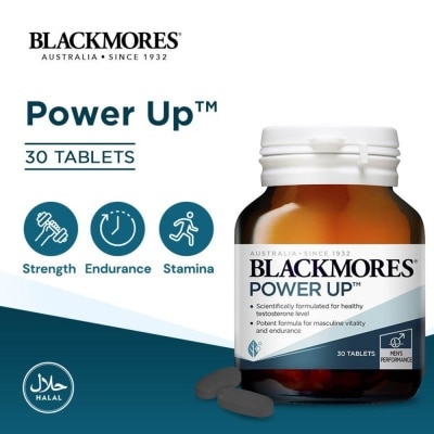 BLACKMORES Blackmores Power Up Ultimate Masculine Vitality & Endurance Booster Tablets (For men) 30s