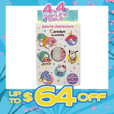 CAREDYN - Sanrio Characters Plasters (Assorted 6 Designs) 18s