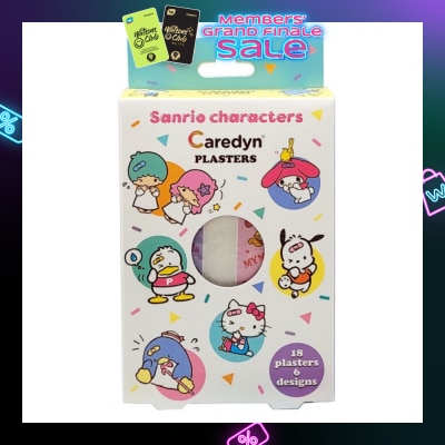 CAREDYN Sanrio Characters Plasters (Assorted 6 Designs) 18s