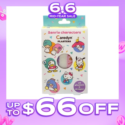 CAREDYN - Sanrio Characters Plasters (Assorted 6 Designs) 18s