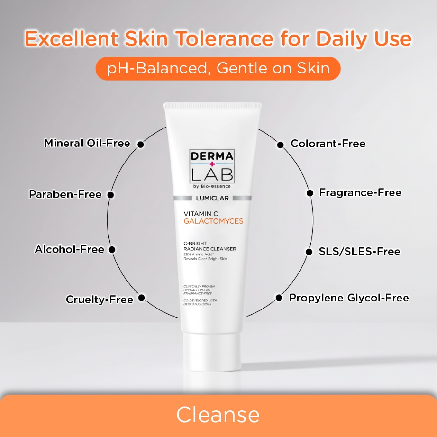 Vitamin C Galactomyces C-Bright Radiance Cleanser 100g
